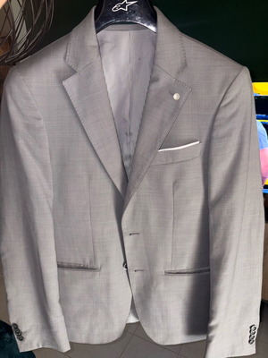 ETIEM suit used, grey, size 48