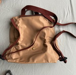 Longchamp Le Pliage παλιό μοντέλο σακίδιο πλάτης καινούργιο, μπεζ καφέ