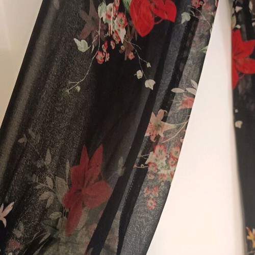 Bershka asymmetrical floral dress like new, size M-L