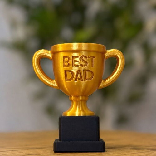 Best Dad Trophy new, 18cm 3D printed