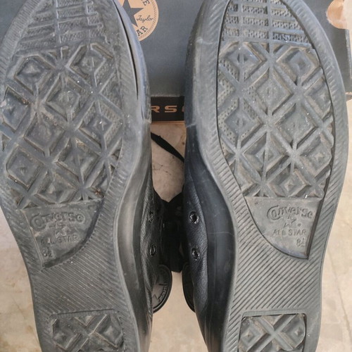 Converse All Star leather boots used, size 42, black