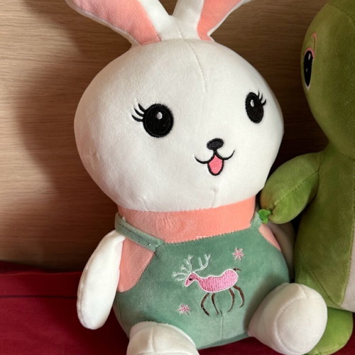 Set of 2 stuffed toys used, extra soft, about 25 and 30 cm