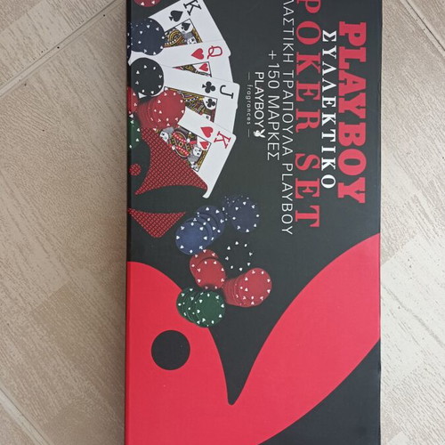 Playboy Poker Set new with cards and chips