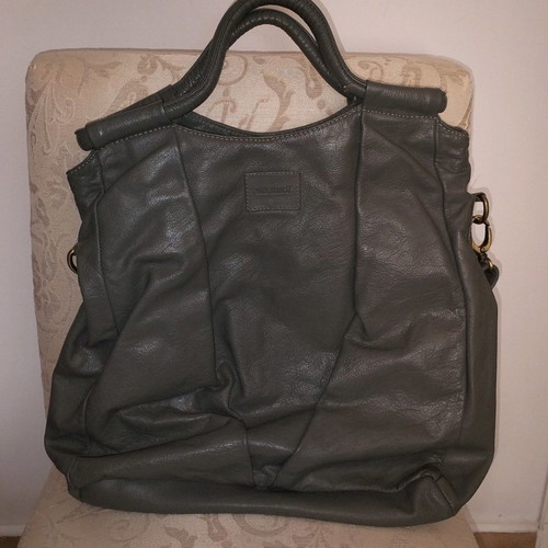 SITA MURT leather grey shoulder bag used with minor defect