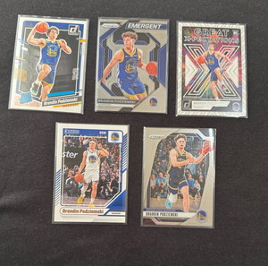 Panini NBA - Brandin Podziemski lot (5 cards)