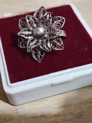Silver 925 ring handmade, size 65, new