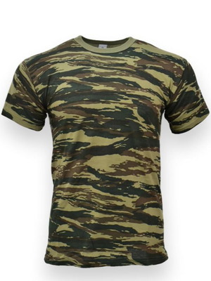 Camouflage summer T-shirts, pack of 3, medium-large
