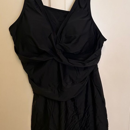 Women's plus size swimsuit 9XL 58 black new