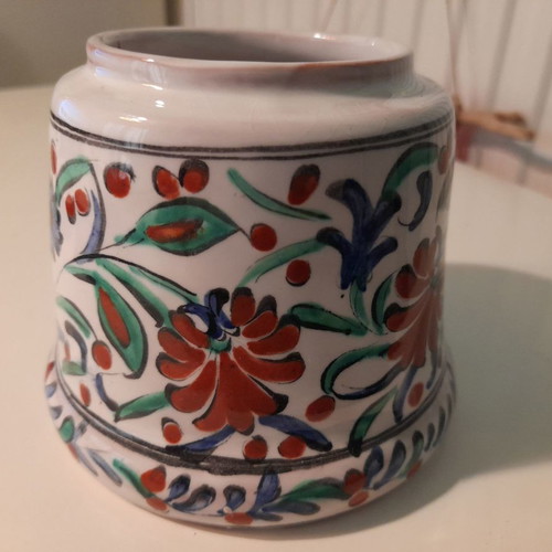 Icaros collectible ceramics used, set of 3, hand-painted