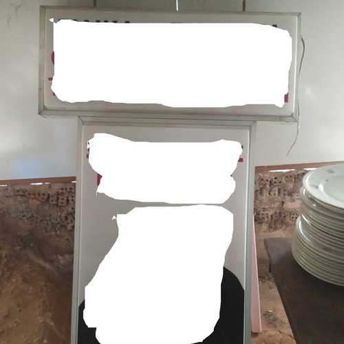 Sign used from store closure 1.54m x 1.10m