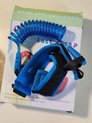 Child safety bracelet new, blue for toddlers