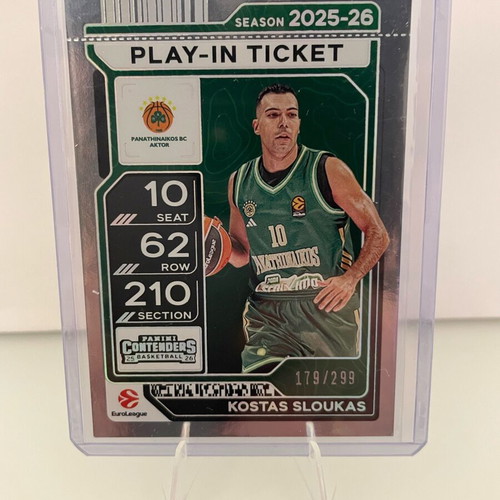 Euroleague 2025-26 Kostas Sloukas Panathinaikos collectible card new