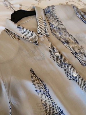 Vintage πουκάμισο με κουμπιά από δίχτυ μεταχειρισμένο, μέγεθος XL