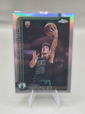 2025-26 Topps Chrome Hugo Gonzalez Refractor Rookie Card #178