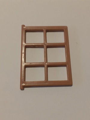 Playmobil window 3x3 brown like new