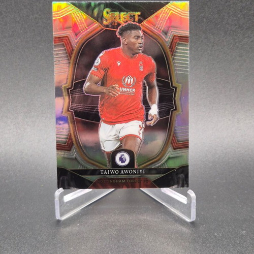 2022-23 Panini Select Premier League Terrace Silver Prizm Taiwo Awoniyi #80 Nottingham Forest card