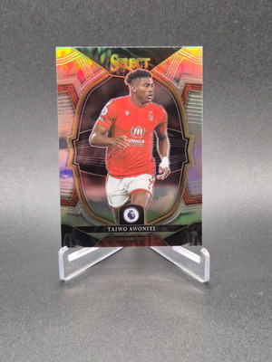 2022-23 Panini Select Premier League Terrace Silver Prizm Taiwo Awoniyi #80 Nottingham Forest card