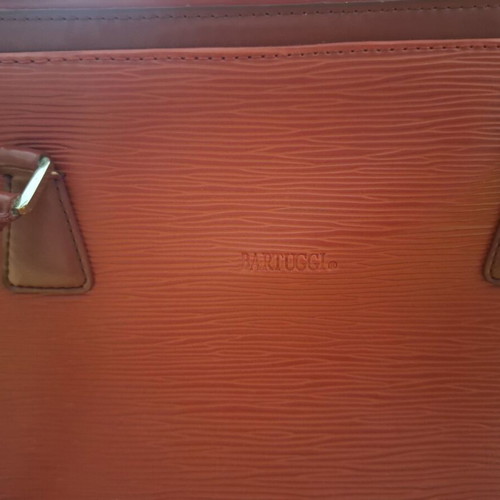 Bartuggi red vintage shoulder bag used with silver feet