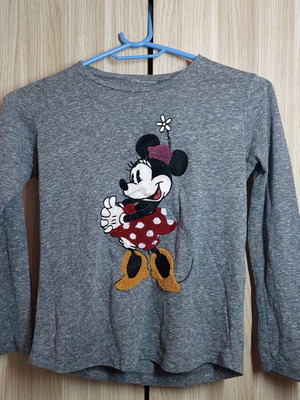 Disney children's T-shirt for 10 years old, like new, grey multicolor
