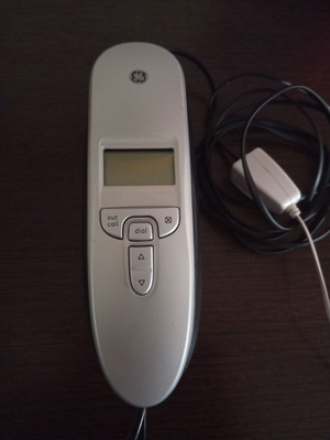 General Electric wired home phone like new, gray