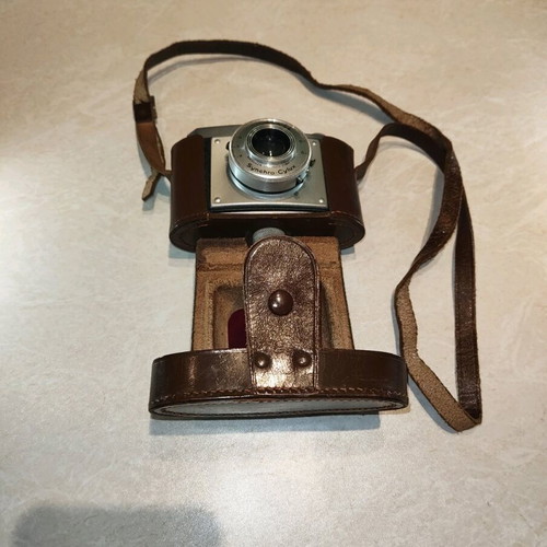 Cima-44 collectible camera like new with leather strap and case