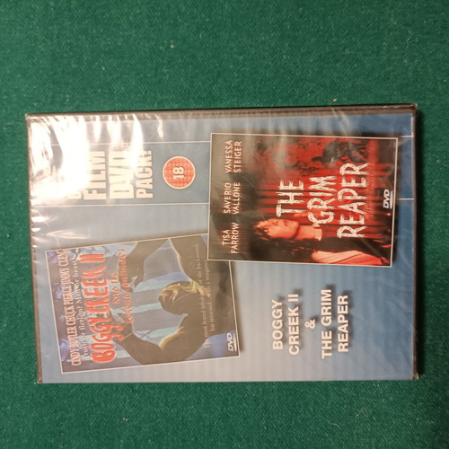 Double Film DVD Pack Boggy Creek II & The Grim Reaper new, horror