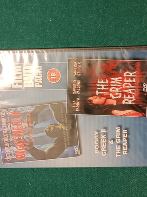 Double Film DVD Pack Boggy Creek II & The Grim Reaper new, horror