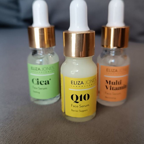Eliza Jones 3 face serums Cica, Q10, MultiVitamin new, 3x10ml