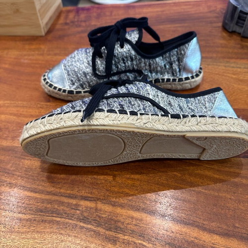 Cuple espadrilles new blue-silver size 37