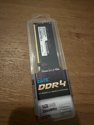 TeamGroup Elite DDR4 1x16GB 2666MHz για Desktop καινούργιο