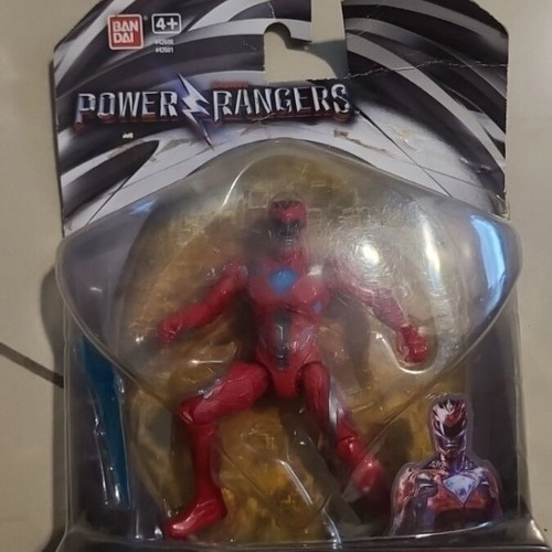 Power Rangers full play set like new, 5 figures from 2017 movie