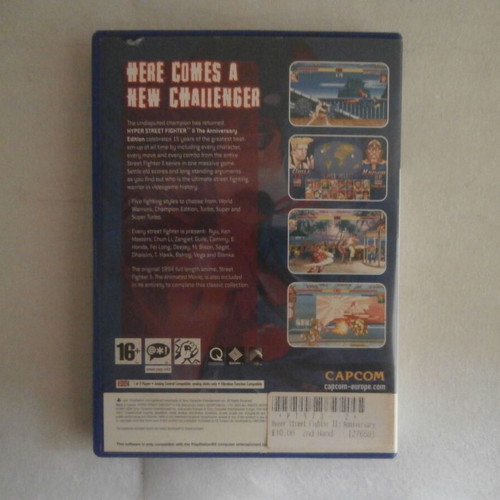 Hyper Street Fighter II PlayStation 2 game like new