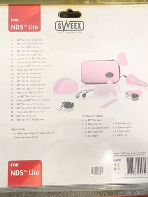 Sweex 17 in 1 Bundle for Nintendo DS Lite Pink new, sealed