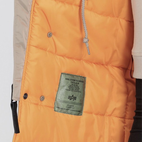 Alpha Industries winter coat women's beige new