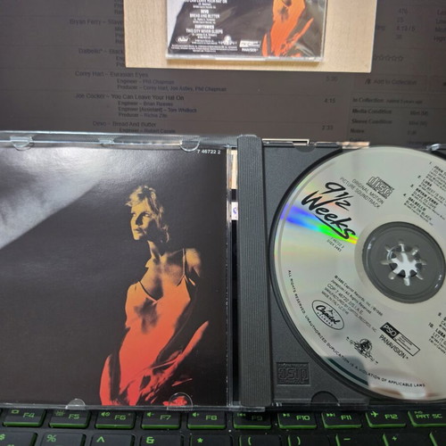 9½ Weeks Soundtrack CD like new, romantic blues music