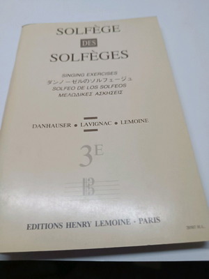 Lemoine Solfeges 3E sheet music new