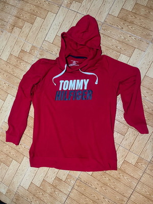Tommy Hilfiger hoodie red unisex XXL like new, spring