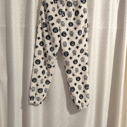 Fleece pants like new, size M, multicolor