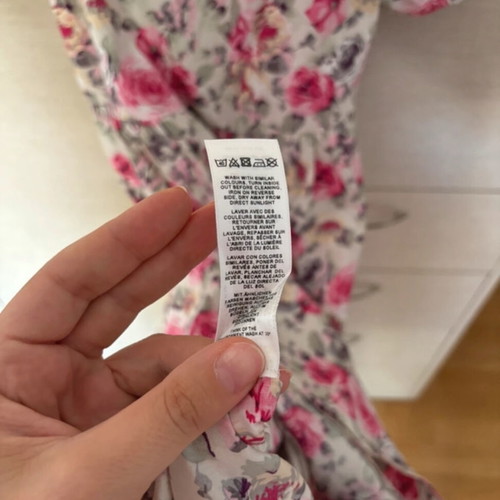 Asos Maxi Dress with Floral Pattern and Balloon Sleeves like new
