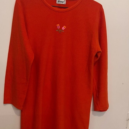 Fleece nightdress orange Vamp size M used