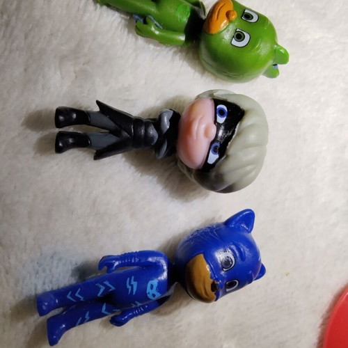 PJ Masks figures set with spinning top like new
