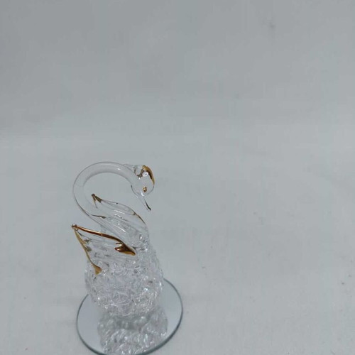 Decorative table swan used on mirror base 8x5cm