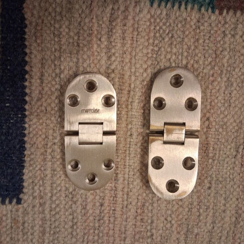 Metalor sewing machine type hinge, pack of 2