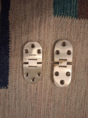 Metalor sewing machine type hinge, pack of 2