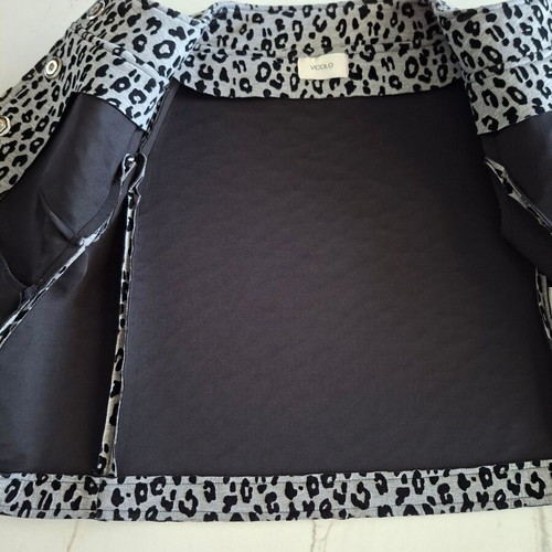 Vicolo jacket coat new, size S, black and grey