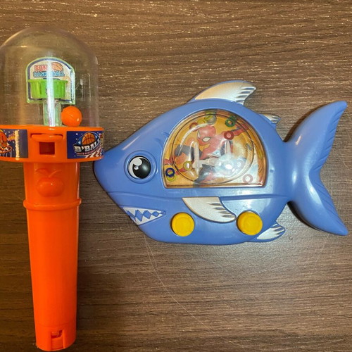 Various toys used