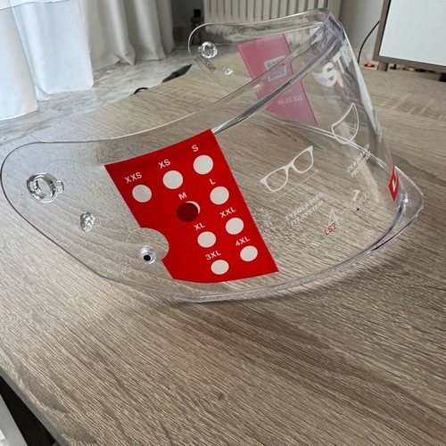 LS2 Stream 2 FF808 Medium helmet visor transparent new