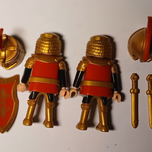 Φιγούρες ιπποτών Playmobil μεταχειρισμένες, σετ 3 τεμαχίων