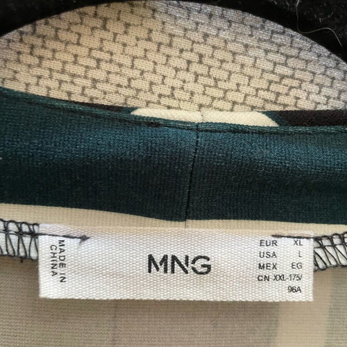 Mango dress with A-line, size xl, like new