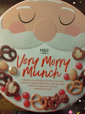 Metal Christmas box Marks&Spencer like new